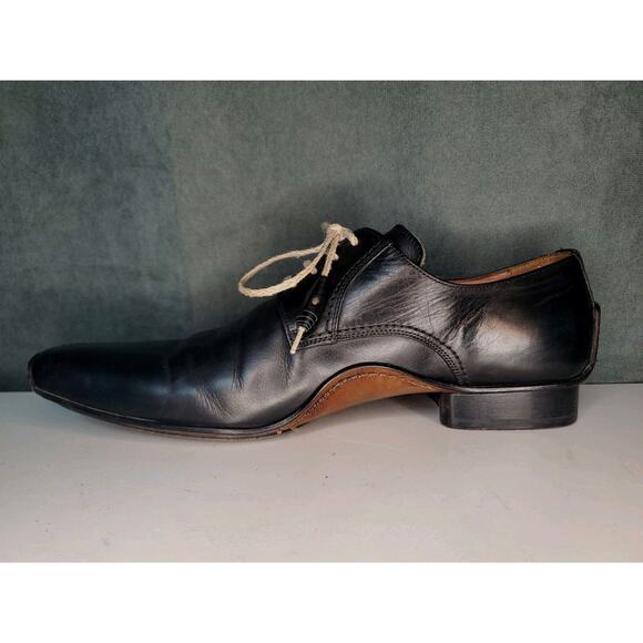Calzoleria Toscana Made in Italy Black Dress Shoes w/Woven Laces US Mens 8 EU 41 main image 14